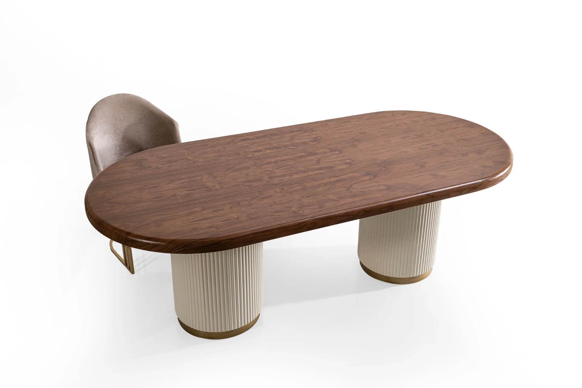 WALNUT CARVED TABLE